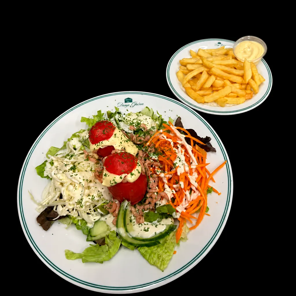 Duo de Tomates aux crevettes grises