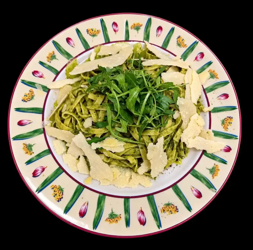 Tagliatelli au pesto