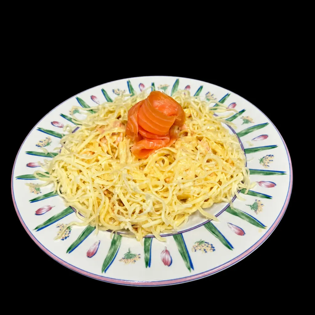 Tagliatelles au saumon fumé