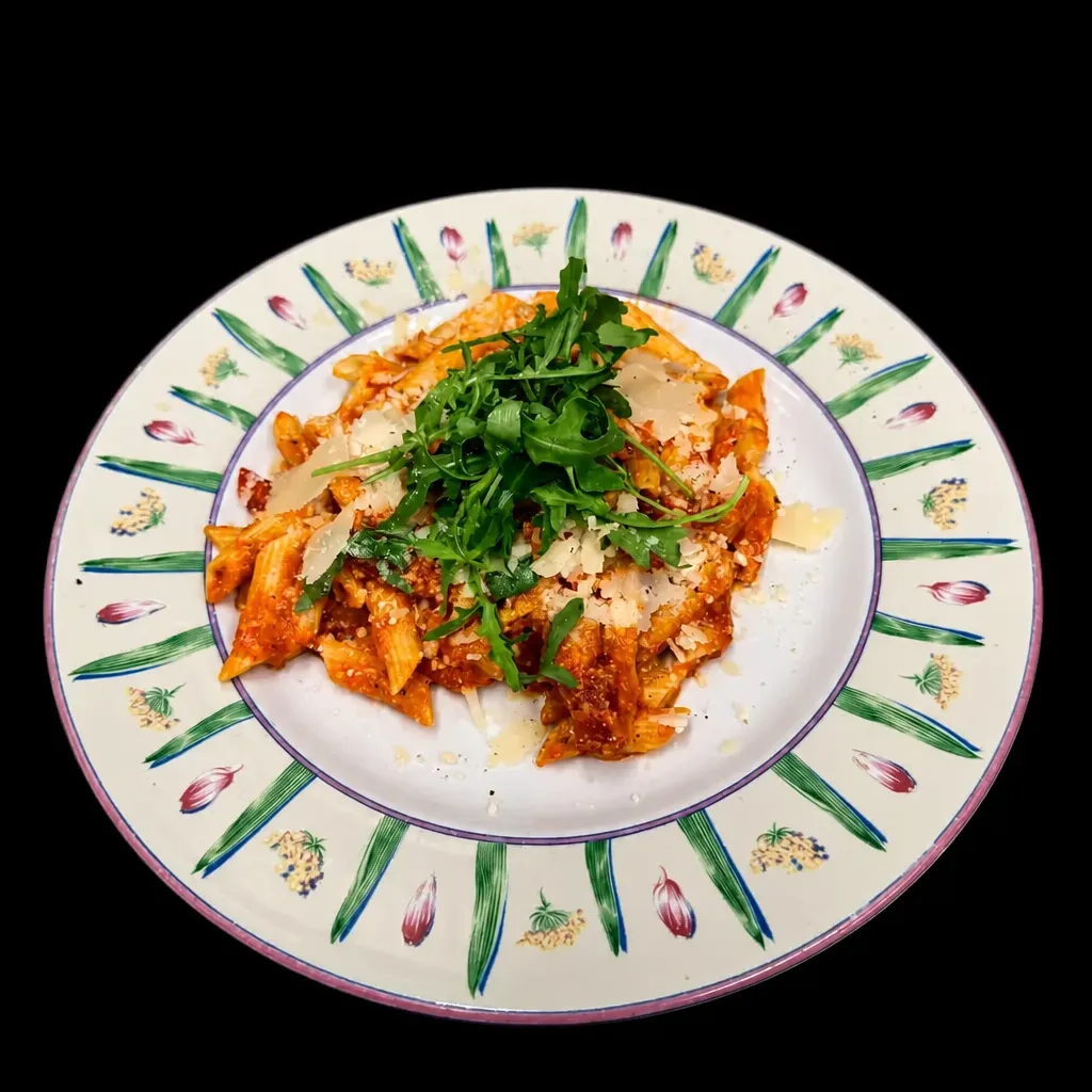 Pennes aux tomates et mozzarella