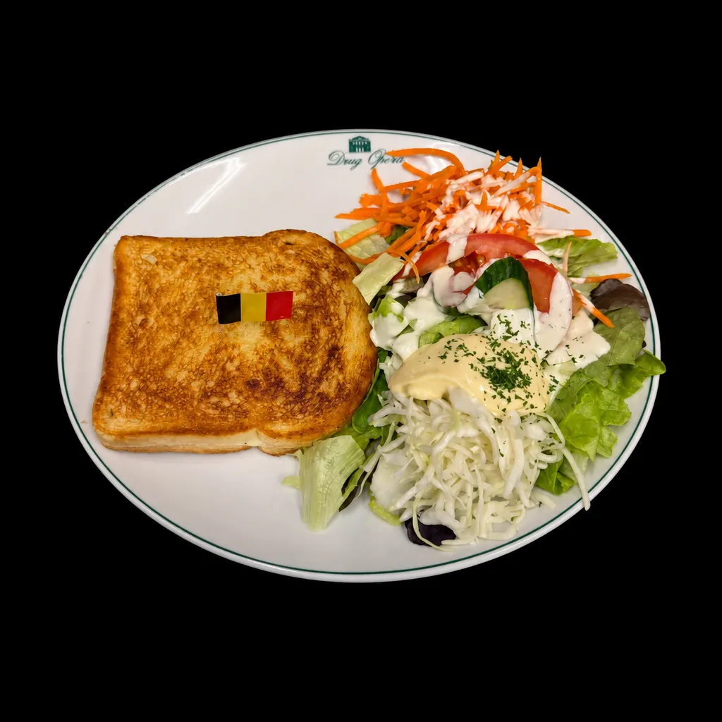 Croque filet de dinde fumé